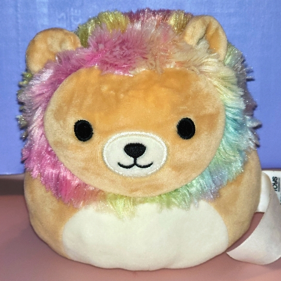 WON IN LIVE CLAW MACHINE LEONARD 🔄 LIV 🦁🐆 Lion/ Leopard 5" Flip Squishmallow - Picture 2 of 7